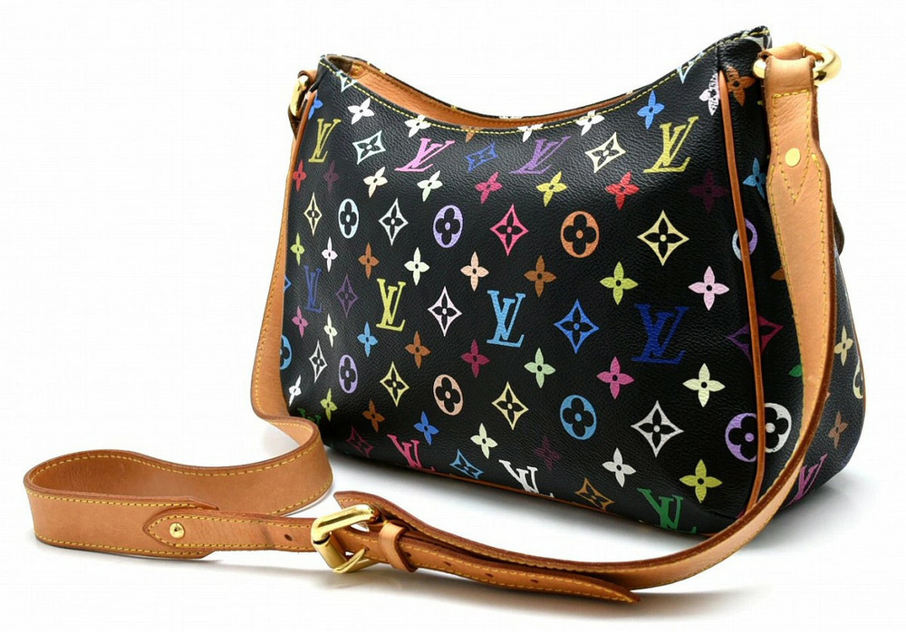 Louis Vuitton Black Crossbody Monogram Shoulder Noir Multicolor Bag Lodge